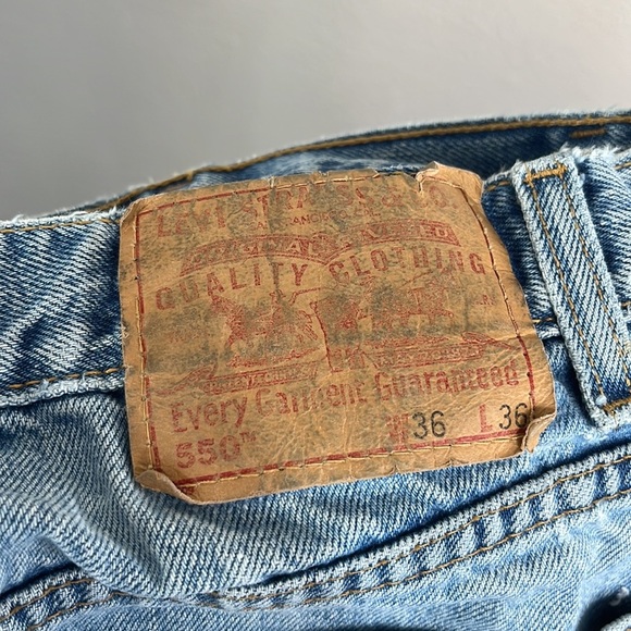 Levi Strauss 550 36x36 relaxed fit jeans - Picture 4 of 5